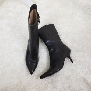 Cole Haan made in Brazil leather heeled boots